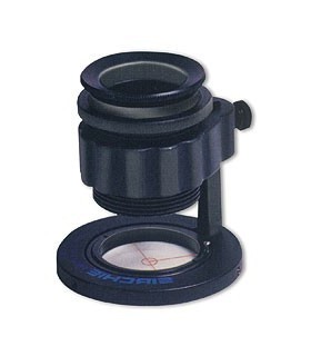 Lupa cuentahilos de 4,5X con regulador de altura