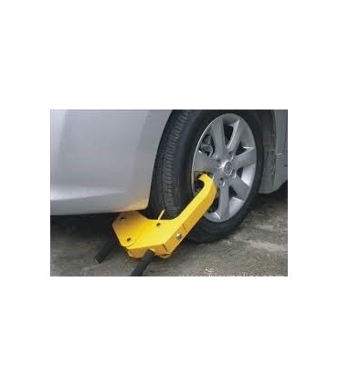 Inmovilizador "cepo" tipo PINZA para COCHES, MOTOS y MICRO-COCHES con ruedas de 5 a 38cm de ancho.