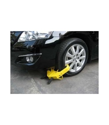Inmovilizador "cepo" tipo PINZA para COCHES, MOTOS y MICRO-COCHES con ruedas de 5 a 38cm de ancho.