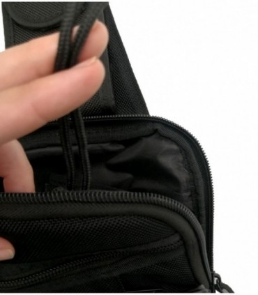 TACTICAL SIDE BAG WITH PISTOL HIDDEN COMPARTMENT