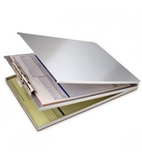 Carpeta de Aluminio + Antideslizante + Pisapapeles - 33cmx21.5cm