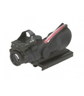 Visor TRIJICON ACOG 4x32 ilum. dual ret. crosshair roja+rmr