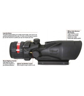 6x48 Trijicon ACOG® Scope with Green Chevron Reticle