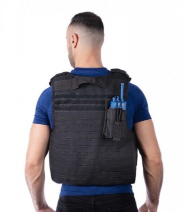 TACTICAL exterior carrier with MOLLE system for bulletproof plates