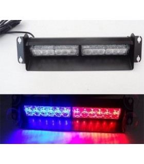 Blue/Red LED Strobe Flash Light for Police Vehicles