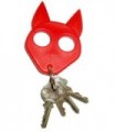 Key ring CATKEY for self defense. Red color